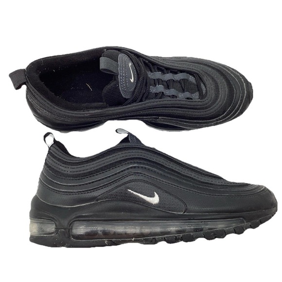Nike Air Max 97 GS Triple Black Anthracite 921522-011 Youth Size 4Y - Picture 1 of 9